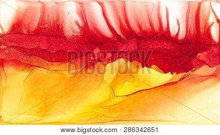 Alcohol Ink Air Texture. Fluid Ink Abstract Background. Art For Design