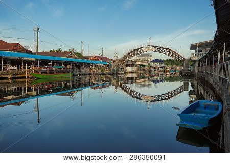Trad, Thailand - December 01, 2018: Viewpoint Of The Eye Of Nam Chieo Village, Trad Province, Thaila