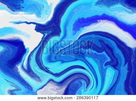 Super Duper Gorgeous Abstract Painting. Liquid Paint Technique Background. Marble Effect Painting. B