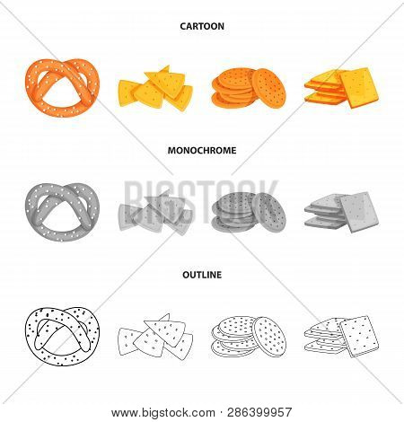 Vector Design Of Oktoberfest And Bar Logo. Collection Of Oktoberfest And Cooking Vector Icon For Sto