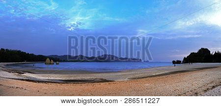 Panoramic View Of Noppharat Thara Beach In Krabi Province, Thailand.