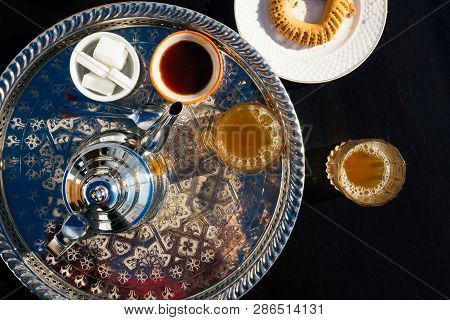 Arabian Mint Tea (moroccan Mint Tea) The National Hot Drink In The Middle East And The Muslim World.