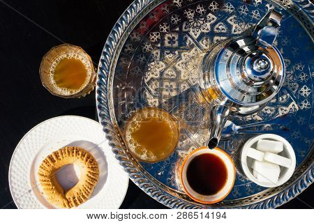 Arabian Mint Tea (moroccan Mint Tea) The National Hot Drink In The Middle East And The Muslim World.
