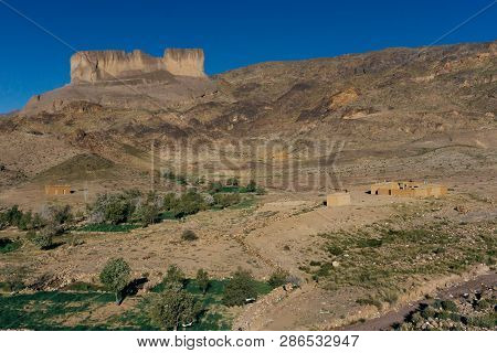 Morocco Tourism: Trekking Man In Mountains. Atlas Mountains, Jebel Sakhro (djebel Sahro), Ourzazate,