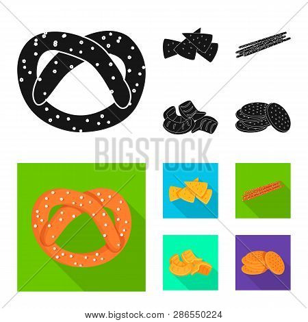 Vector Design Of Oktoberfest And Bar Symbol. Set Of Oktoberfest And Cooking Vector Icon For Stock.