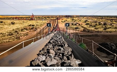 Johannesburg, South Africa - April 20 2012: Manganese Mining And Equipment