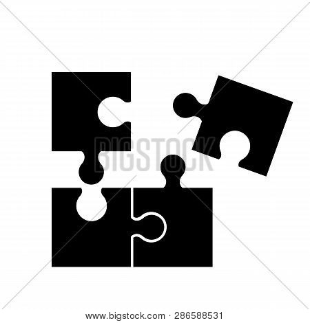 Puzzel Of Black Icons Good Game Skill