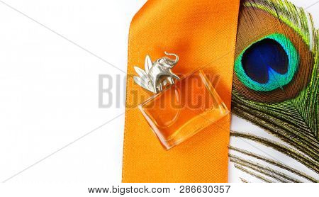 Prague, Czech Republic- January 22, 2019. Perfume KENZO bottle on white background. Kenzo Jungle L'elephant 