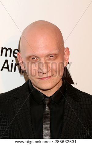 LOS ANGELES - FEB 24:  Anthony Carrigan at the Elton John Oscar Viewing Party on the West Hollywood Park on February 24, 2019 in West Hollywood, CA