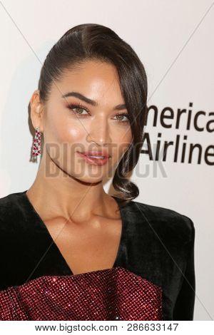 LOS ANGELES - FEB 24:  Shanina Shaik at the Elton John Oscar Viewing Party on the West Hollywood Park on February 24, 2019 in West Hollywood, CA