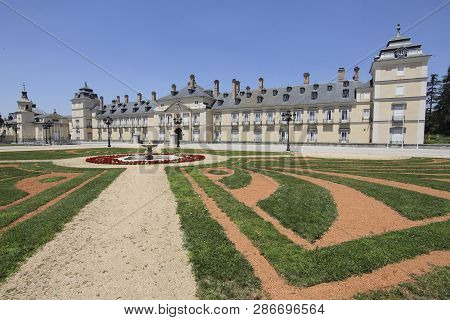 Garden Located In The Royal Palace Of El Pardo, Madrid