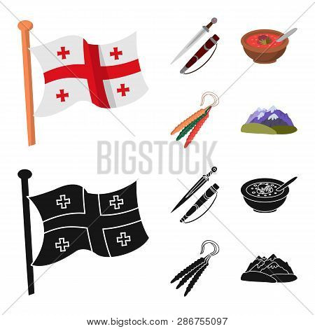 Vector Design Of Culture And Sightseeing Logo. Set Of Culture And Originality Stock Vector Illustrat