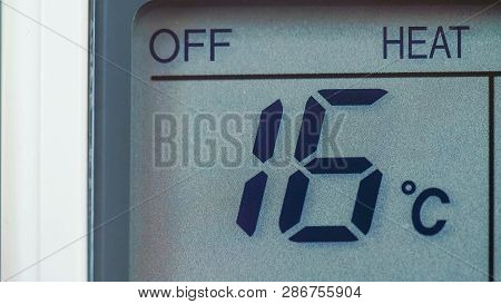 The Heater Temperature Of Celcius Is Dropping Down. From 30 Degrees Down To 12