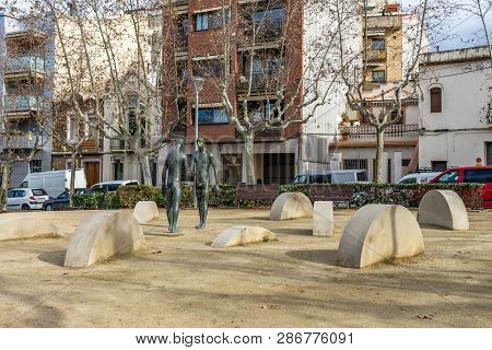 February 2019: Candelera Fair In Molins De Rei, Catalonia, Spain