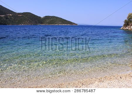 Beautiful Island Of Ithaca (ionian Sea). Greece.
