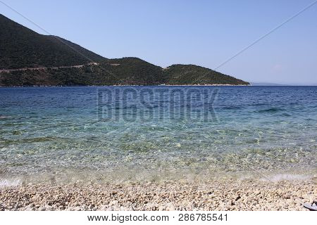 Beautiful Island Of Ithaca (ionian Sea). Greece.