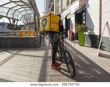 Glovo Courier In Turin