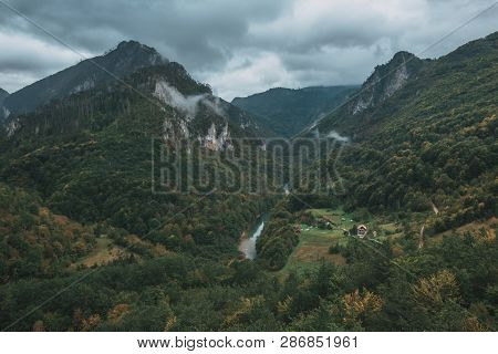 Montenegro, National Park Durmitor, Mountains And Clouds