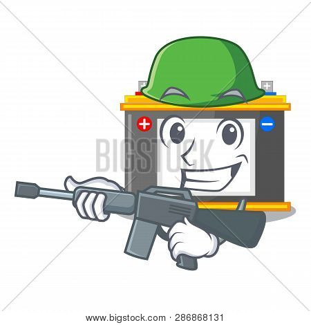 Army Accomulator In The A Character Shape