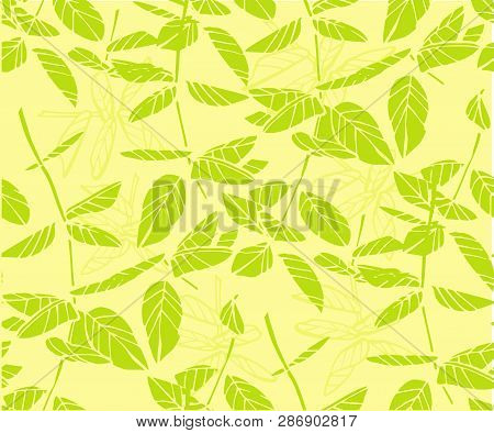 Floral Seamless Pattern. Hand Drawn Illustration. Fullsize Raster Atrwork.
