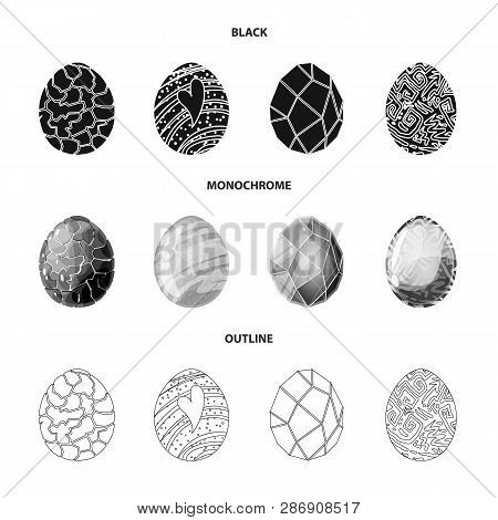 Vector Illustration Of Animal And Prehistoric Icon. Collection Of Animal And Cute  Stock Vector Illu