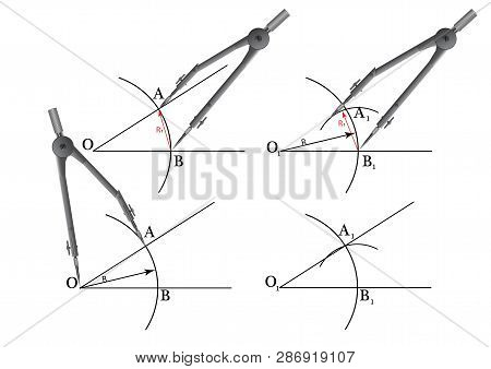 Building With Compasses On The Lessons Of Mathematics And Geometry: The Bisectors Of The Angle, Hexa