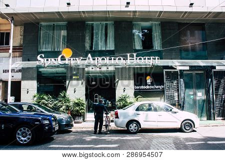 Mumbai India March 1, 2019 View Of A Building  Located At Colaba District In Mumbai In The Afternoon