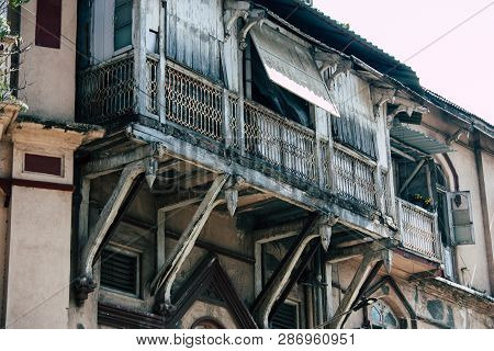 Mumbai India March 1, 2019 View Of A Building  Located At Colaba District In Mumbai In The Afternoon
