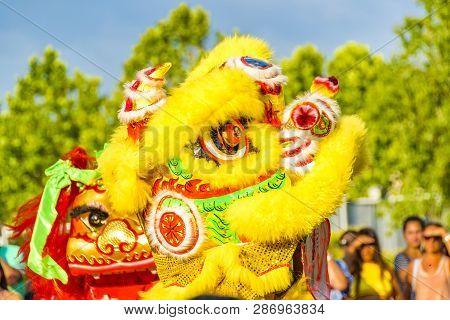Lion Dance, Chinese New Year, Montevideo, Uruguay