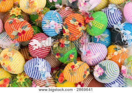 Barevné velikonoční vajíčka