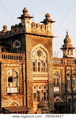 Mumbai India March 1, 2019 View Of A Building  Located At Colaba District In Mumbai In The Afternoon