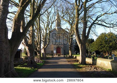 Road to Dalgety Bay Church