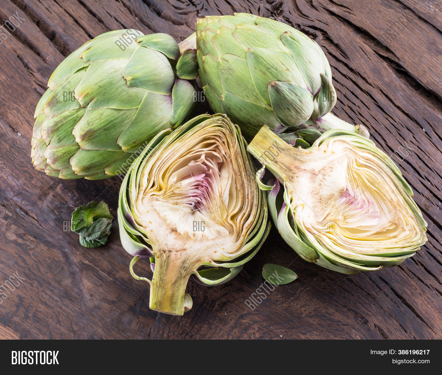 Green Purple Artichoke Image & Photo (Free Trial) Bigstock