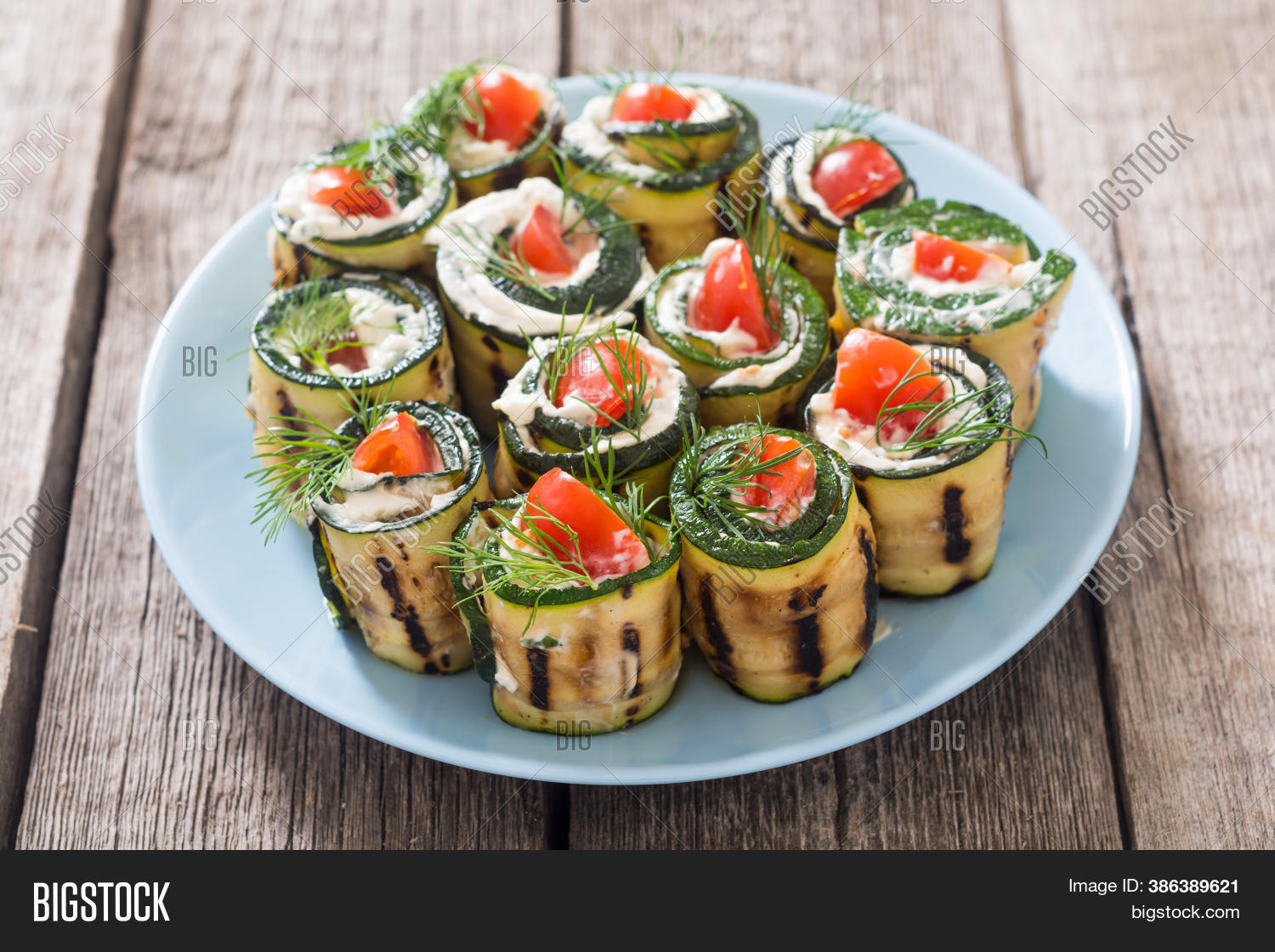 Zucchini Rolls Cream Image & Photo (Free Trial) Bigstock