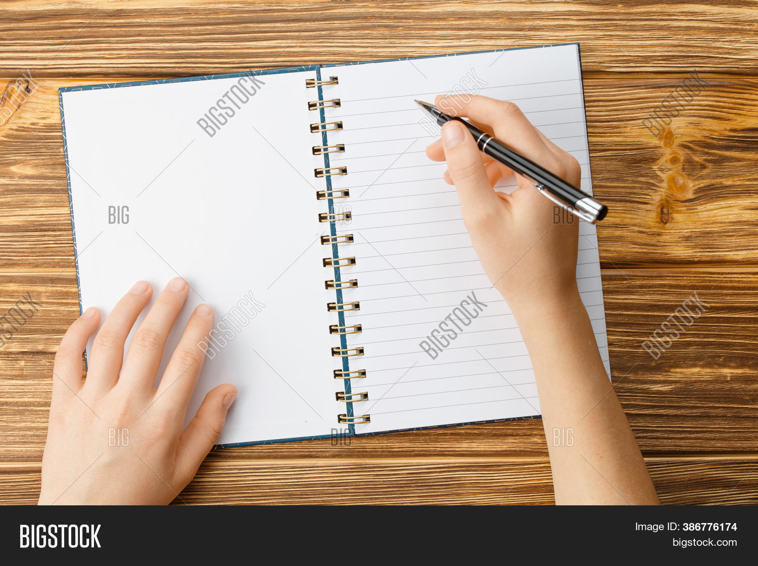 Hands Hold Notebook Image & Photo (Free Trial) Bigstock