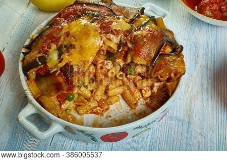 Sicilian Ricotta Eggplant Pasta Timbale