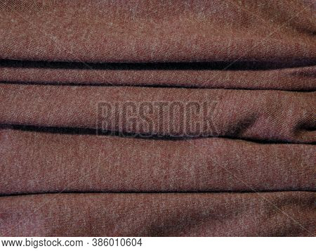 Red Wrinkled Fabric Fabric Texture, Woolen Clothing