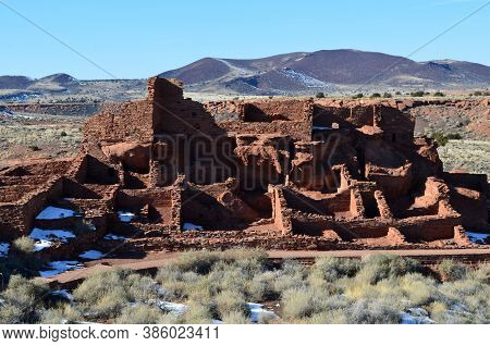 Up Close Look At The Ruins Of Wukoki.