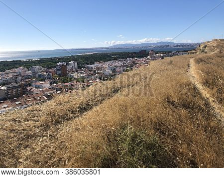 View Of The City Of Costa Da Caparica, Portugal