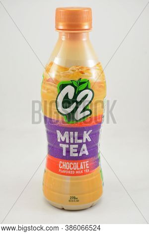 Manila, Ph - Sept 10 - C2 Milk Tea Chocolate Flavor On September 10, 2020 In Manila, Philippines.