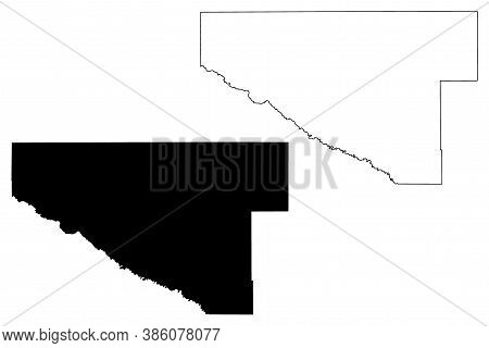 Renville County, Minnesota (u.s. County, United States Of America, Usa, U.s., Us) Map Vector Illustr