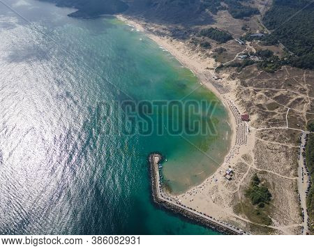 Aerial View Of Arkutino Region Near Resort Of Dyuni, Burgas Region, Bulgaria