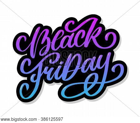 Black Friday Calligraphic Designs Retro Style Elements Vintage Ornaments Sale, Clearance Vector Lett