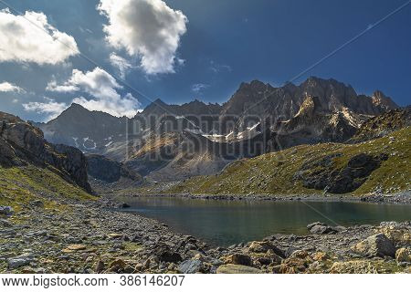 The Marinet Lakes Are Located In French Territory. They Can Be Reached From Both The Maira Valley An