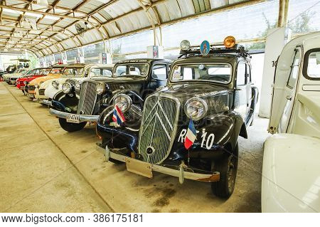 Classic Cars In Jesada Technik Museum, Nakhon Pathom, Thailand.