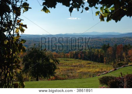 Jesień krajobraz, Maine