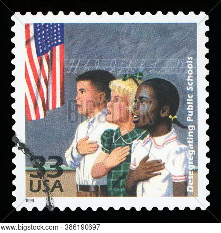 United States Of America, Circa 1999: A Postage Stamp Printed In Usa Showing An Image Of The Integra