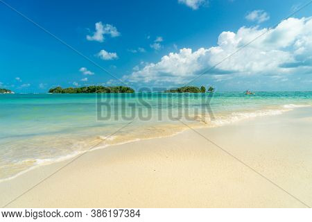 Chaweng beach on Koh Samui island in Thailand