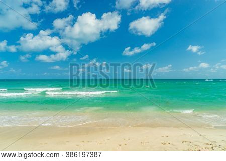 Chaweng beach on Koh Samui island in Thailand