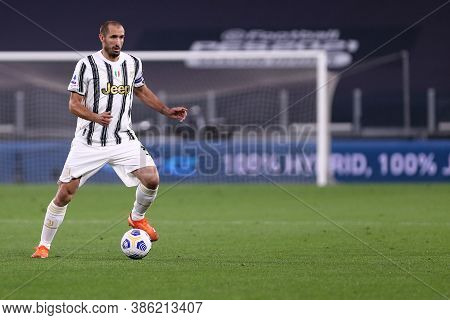 Torino, Italy. 20th September 2020. Italian Serie A. Giorgio Chiellini Of Juventus Fc During The Ser
